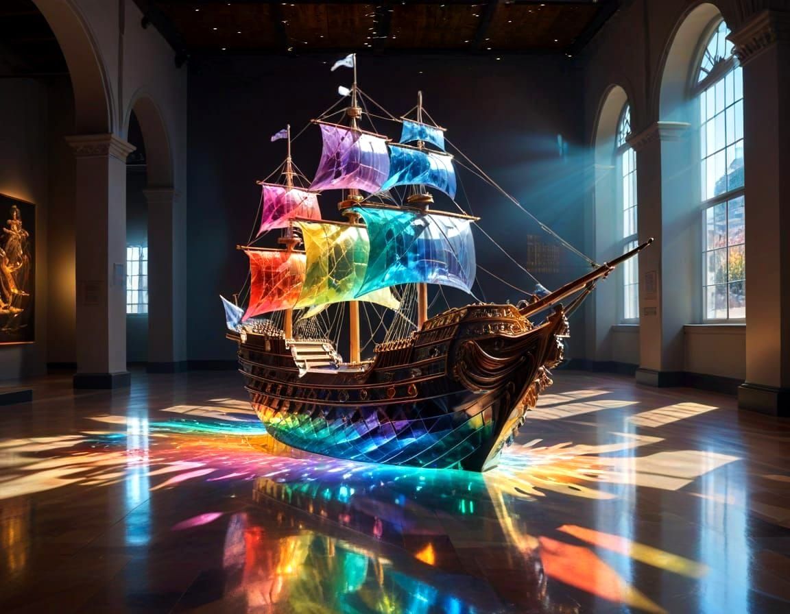 Crystal Ship  by @charlotsomx