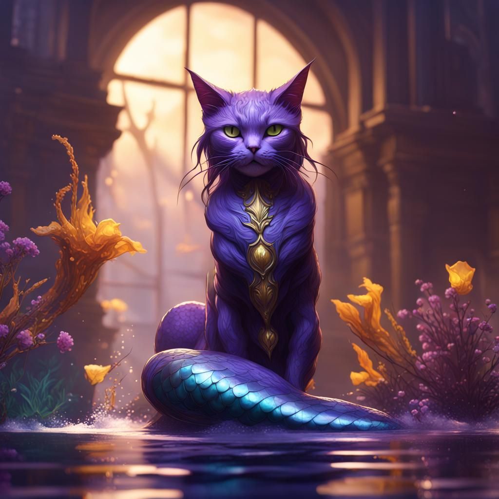 Mermaid cat