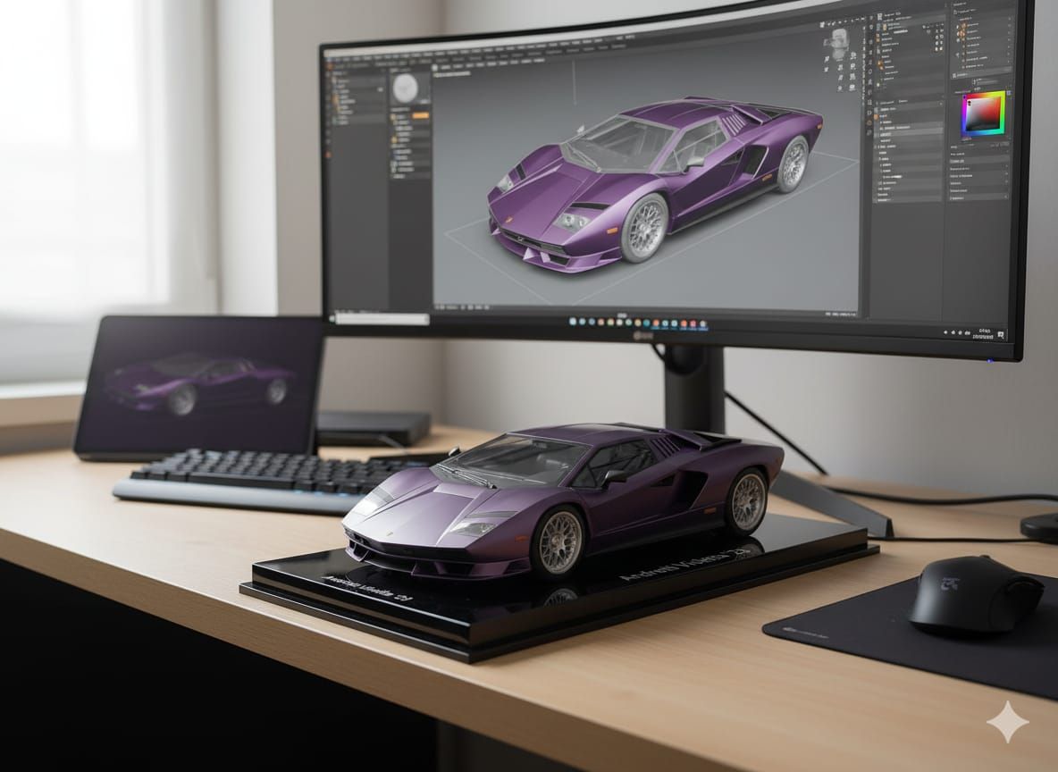 Andretti Violetta Model Car In Real Life