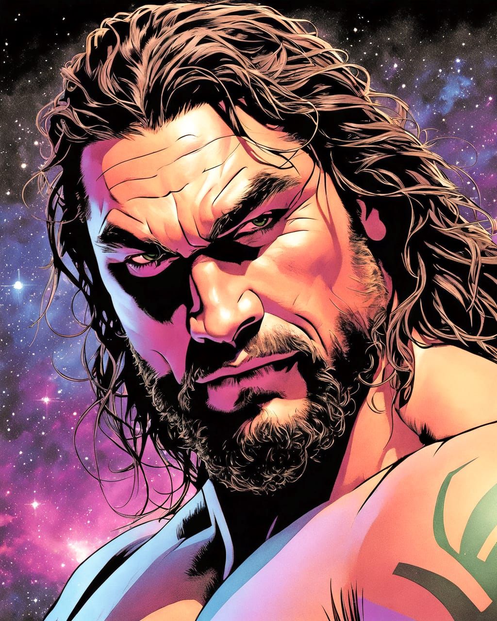 Jason Momoa Stargate Atlantis Portrait