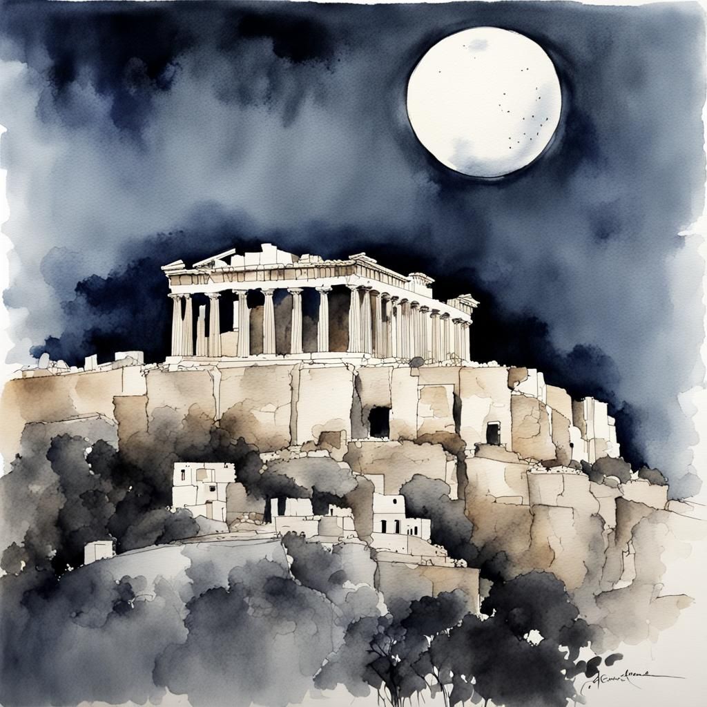 Acropolis, Greece  by @Nikko P