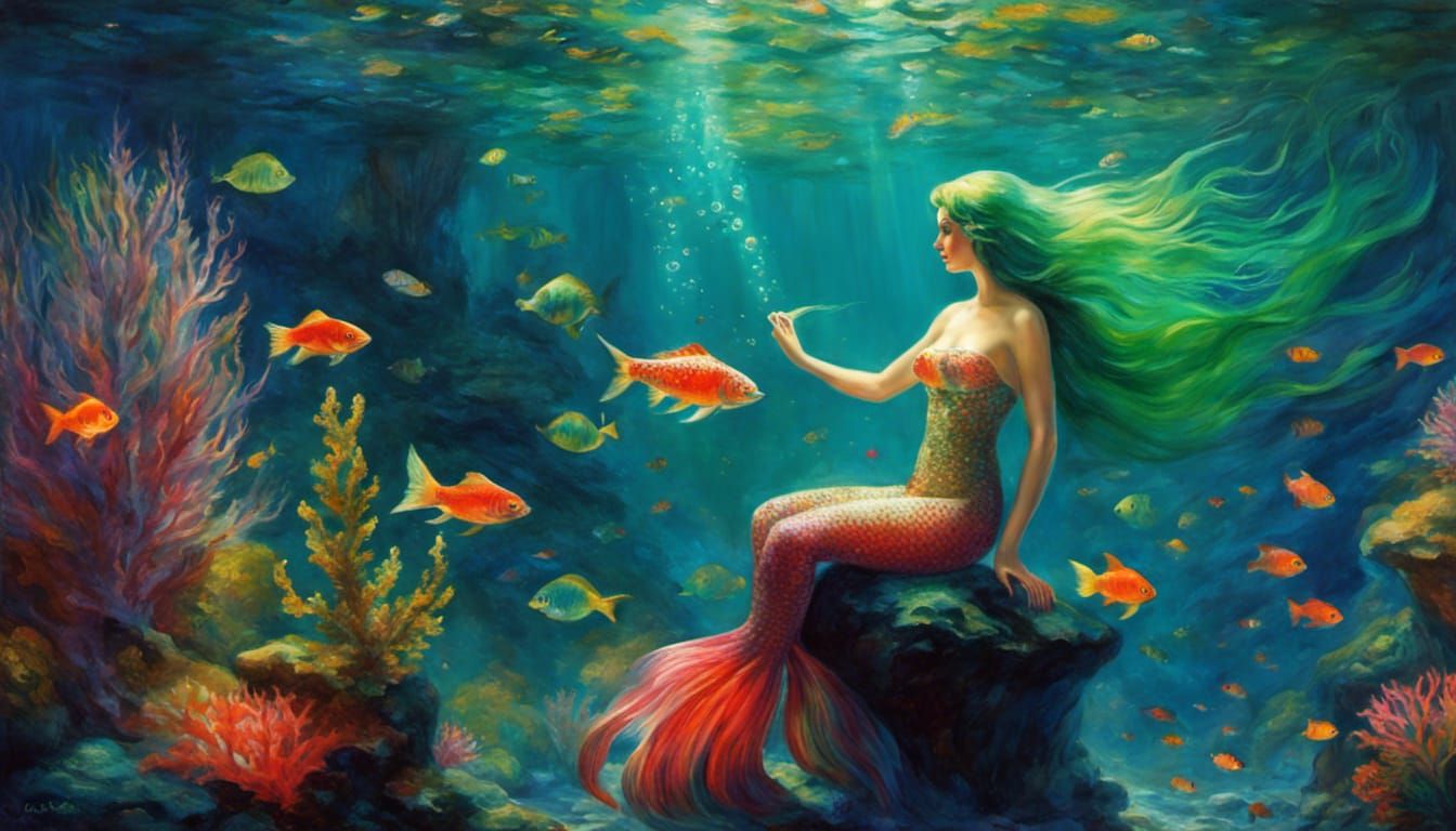 mermaid - AI Generated Artwork - NightCafe Creator