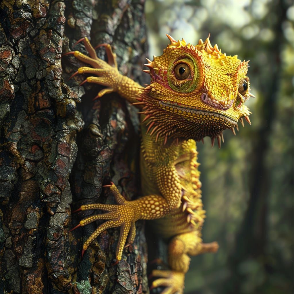 silly bearded dragons