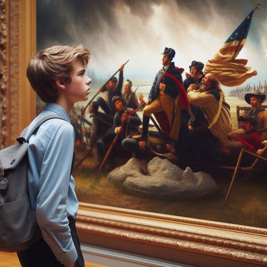 Painting of the Civil War