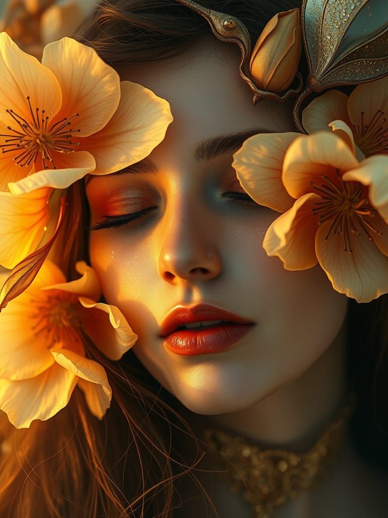 ethereal flowers  by @gokvn