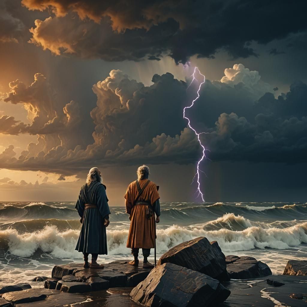 Moses and Elijah, Two Old Friends