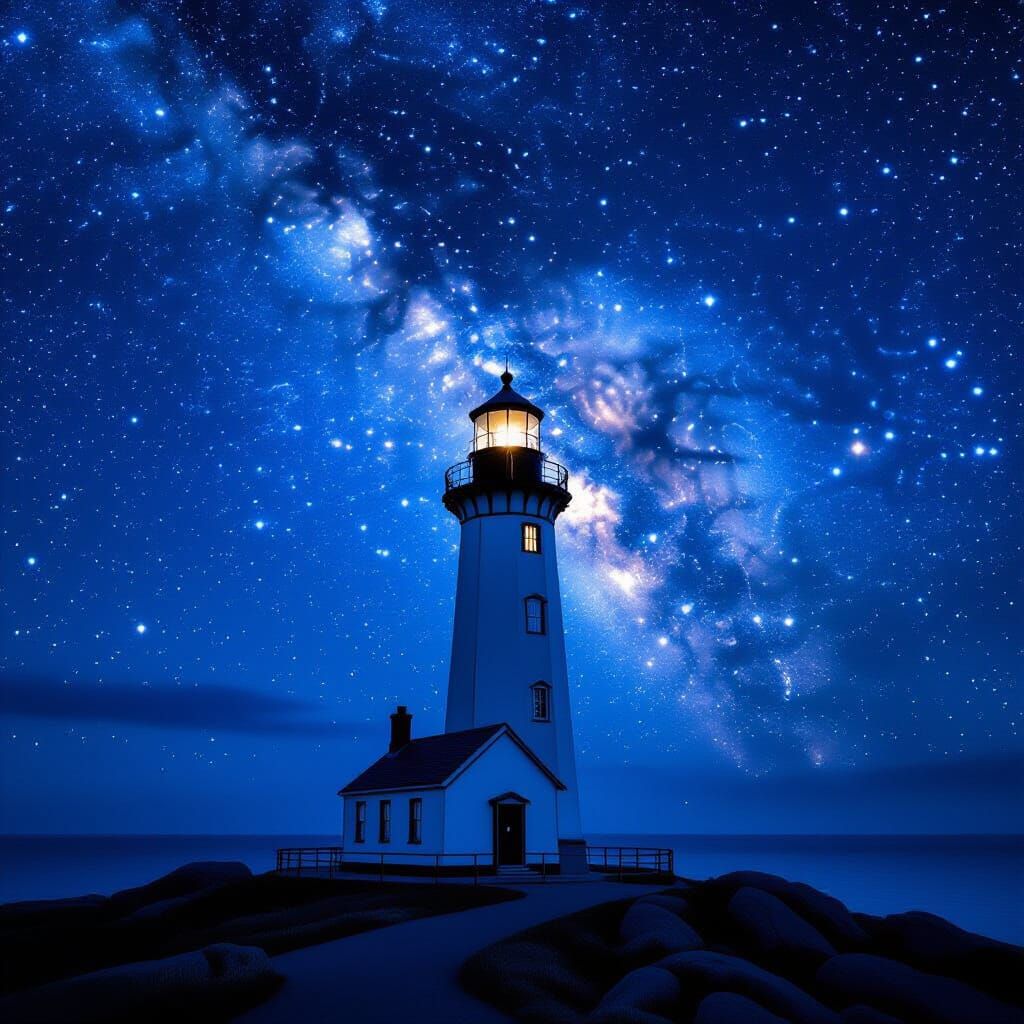  Looking out on a starry sky.  by @Linda