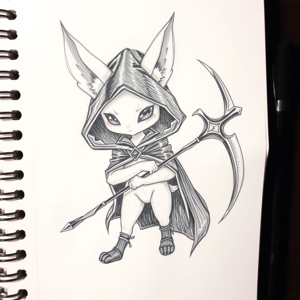 fennec fox sketch