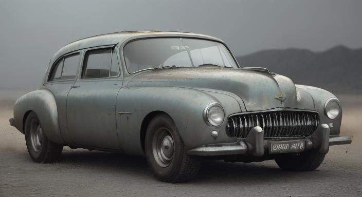 Old 1953 sedan car