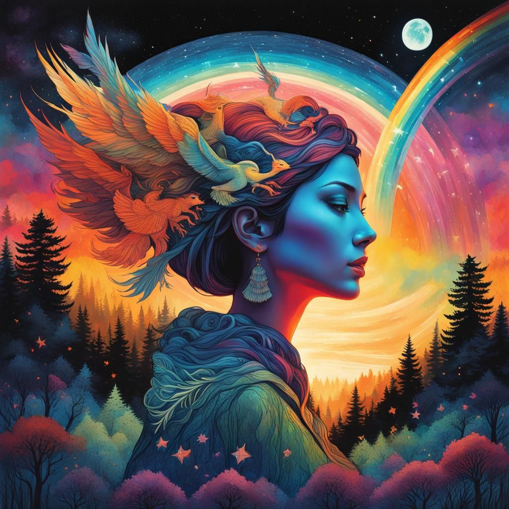 Rainbow Goddess