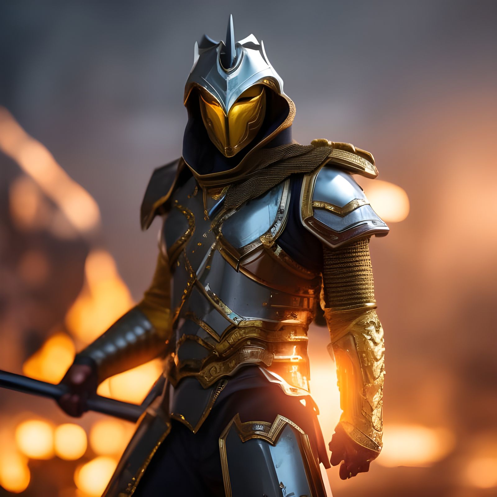 Lancelot Knight without fear and blame damn to win Challenges 😆 AIA04  by @Artificial Intelligence Artist