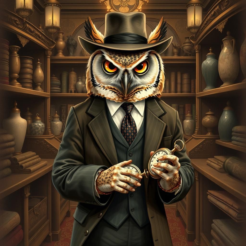 a classy owl shopper