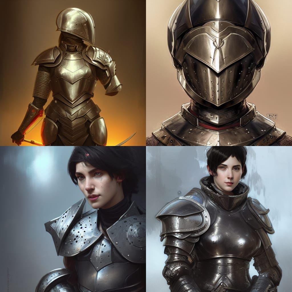 Female
Black short hair
Freckles
Cleric
Fierce look
Plate ar...