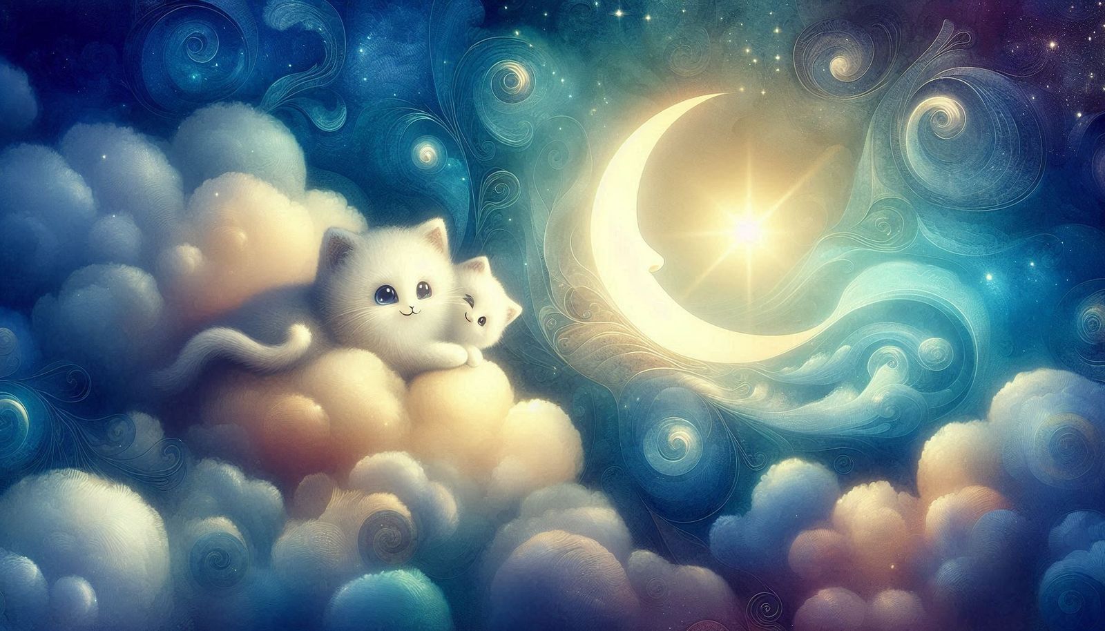Cats in the clouds