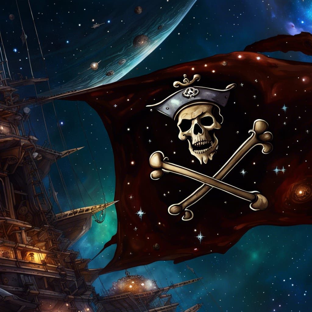 Jolly Roger - AI Generated Artwork - NightCafe Creator