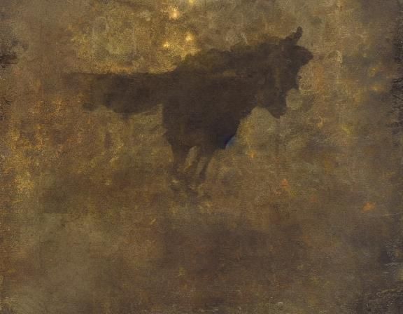 the nightmare stares back at you, at night on the bare mount...