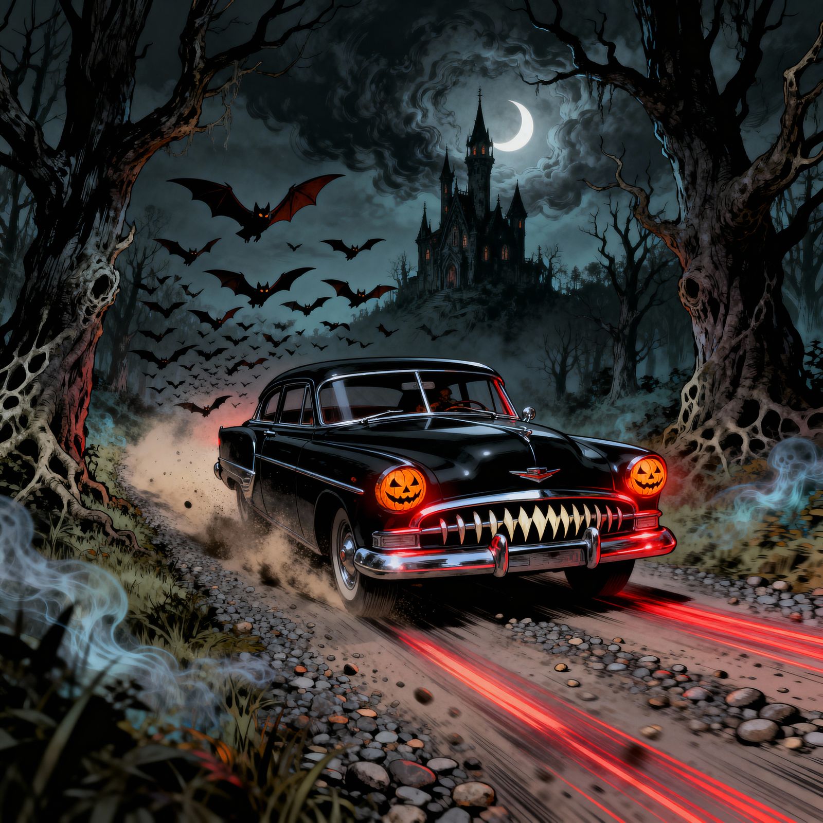 Halloween Car