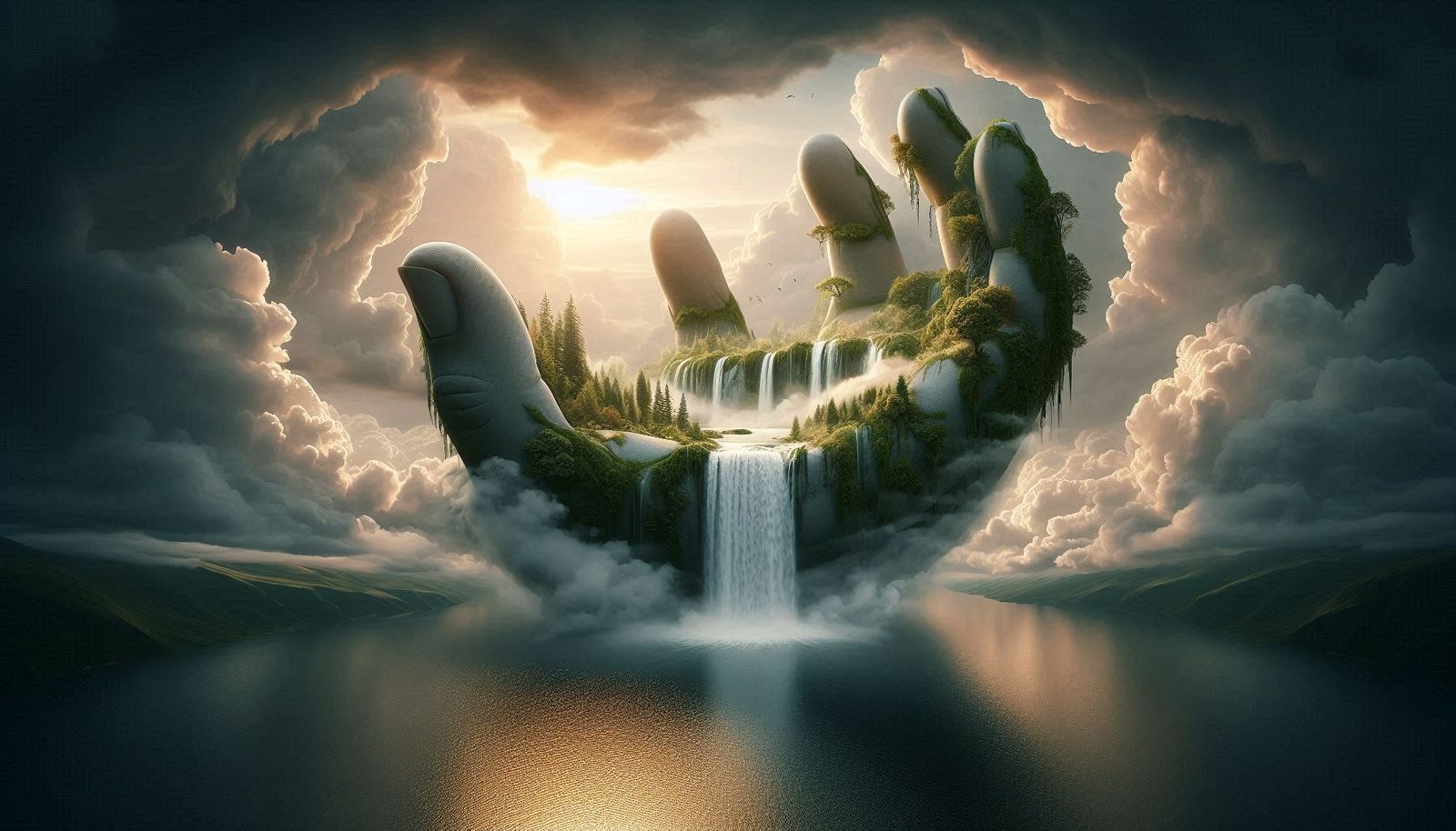 Creation of Water  by @Iamokayrajib