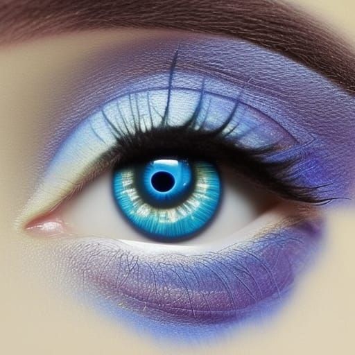 shocking blue eye beautiful complex hyperdetailed elaborate ...