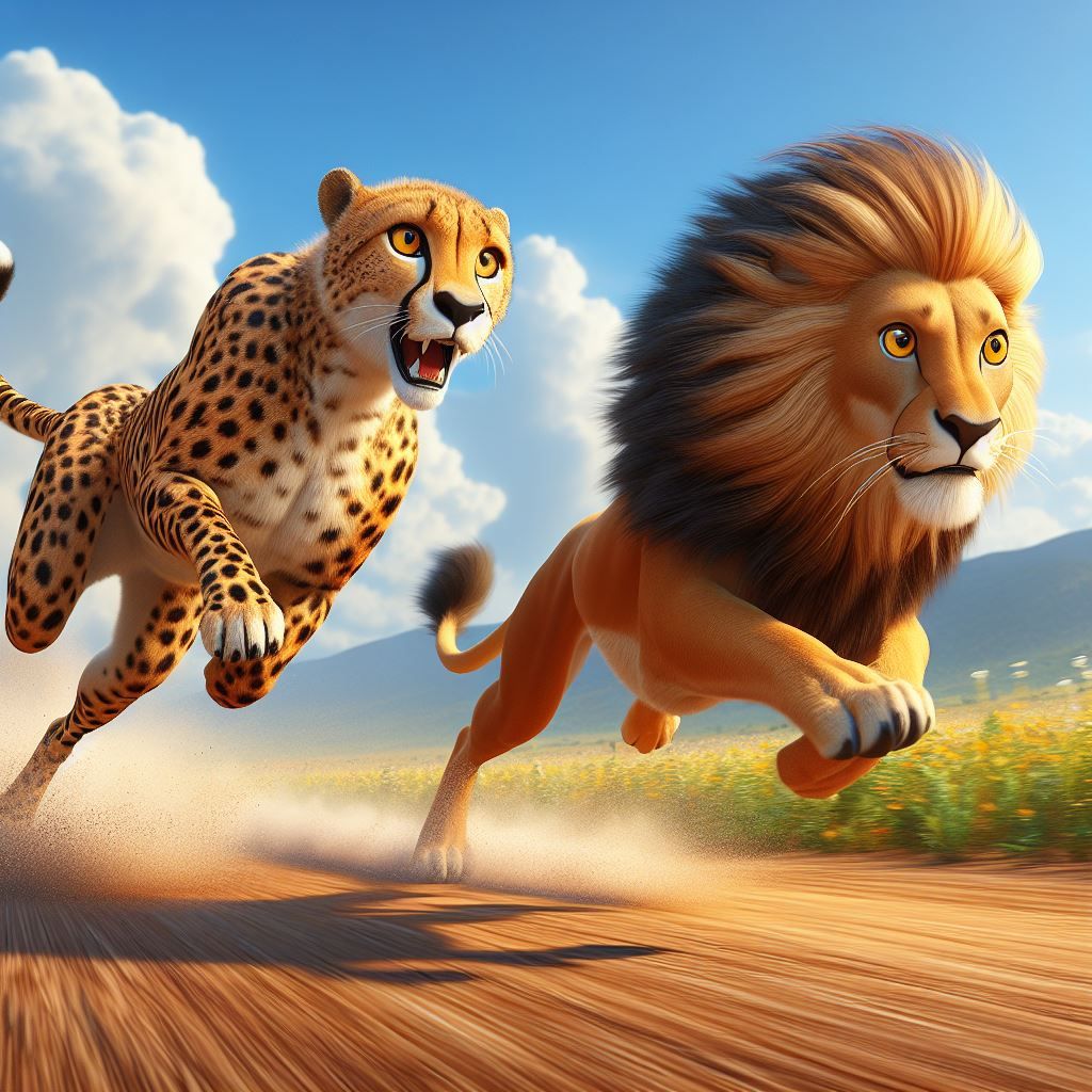 You're cheetah! No, you lion!