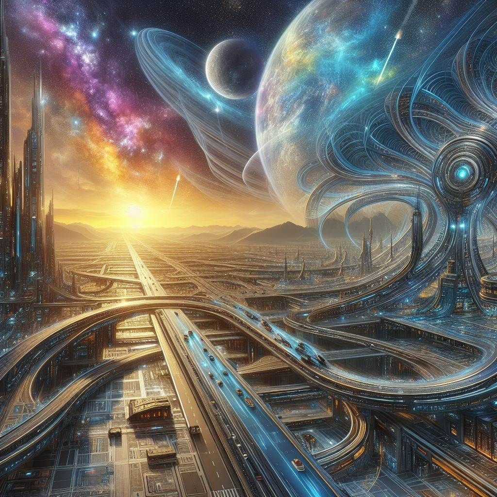 Optimal city on Aragnus 4, surface view