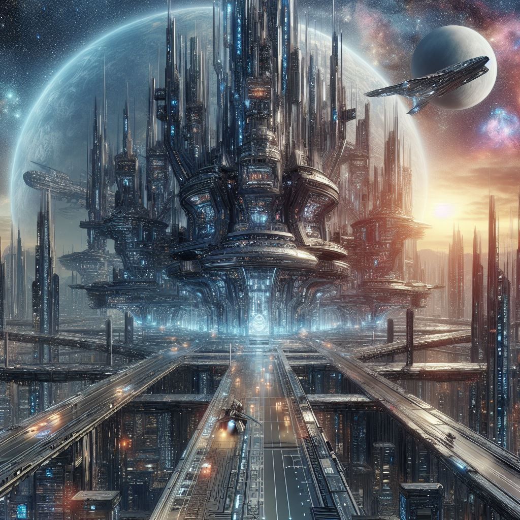 Mega City central intelligence control station