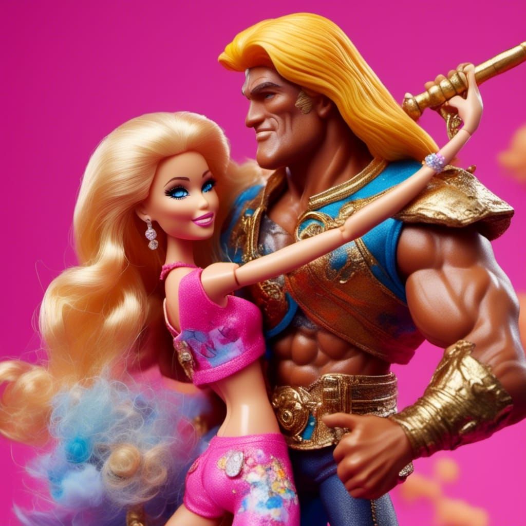 Barbie and He-Man