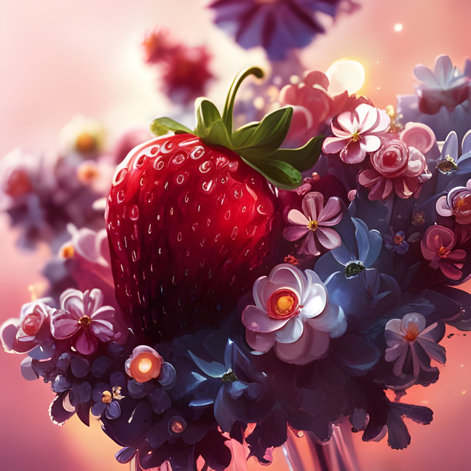 Fibonacci Strawberry  by @Lady Maureen