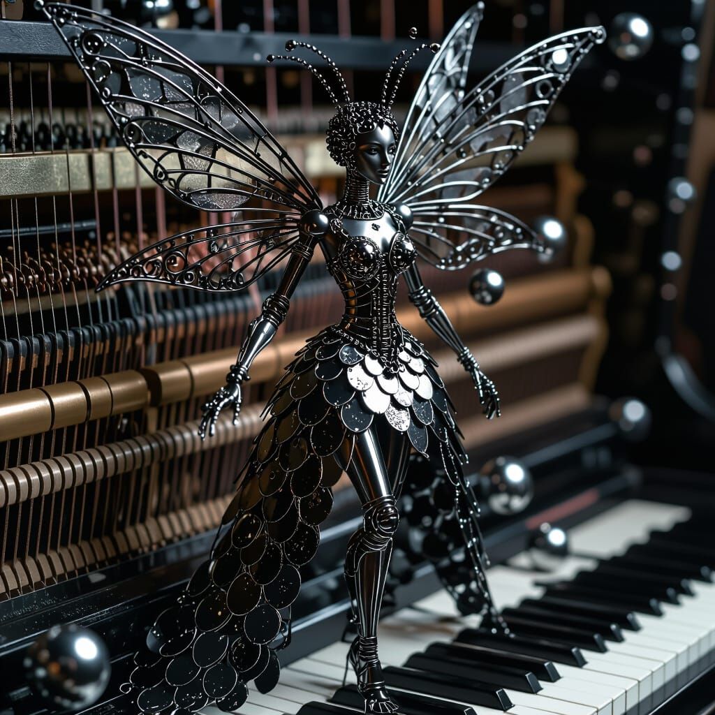 Piano Fairy  by @Irialla