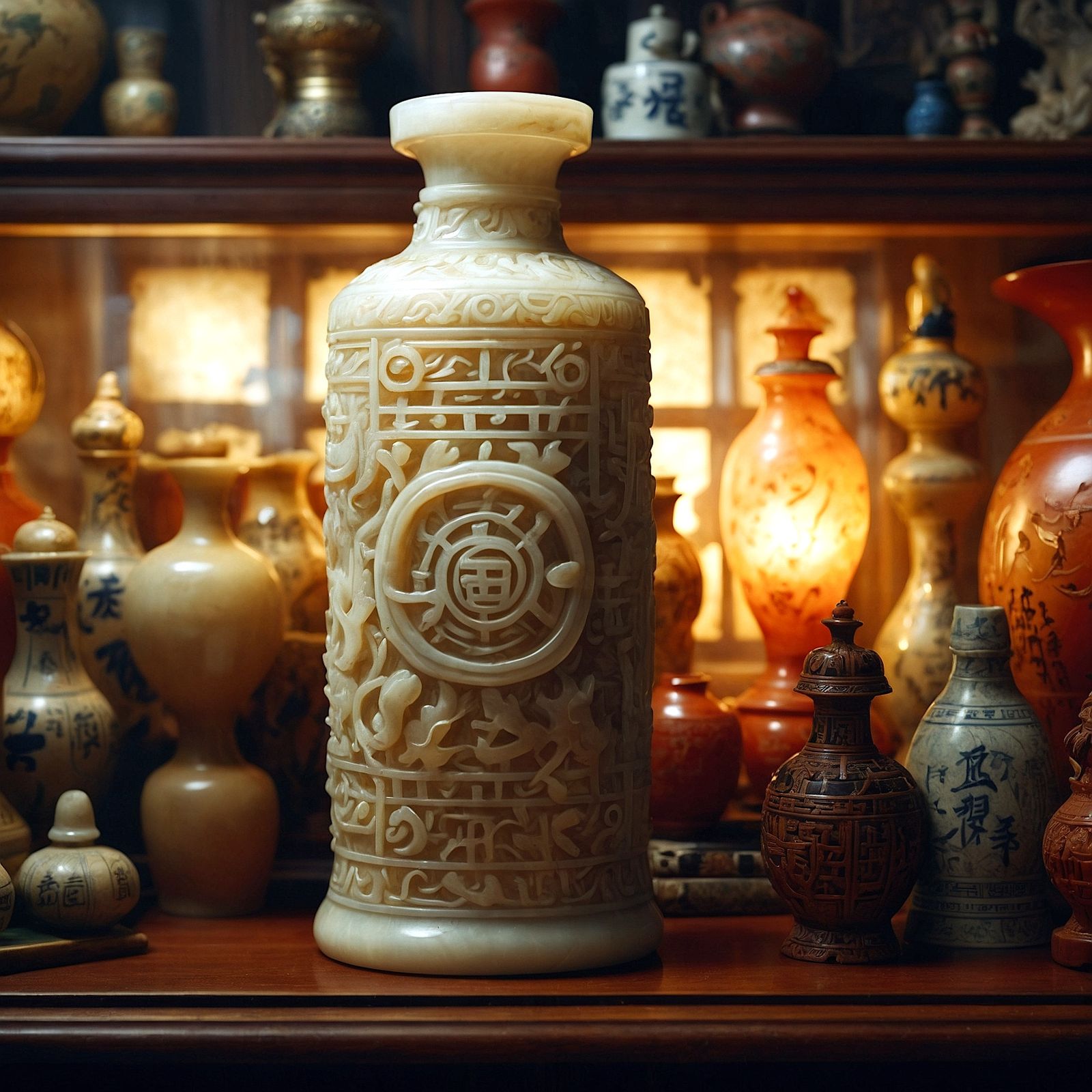 155 – ...filled them with hot wax, and then sealed them, in ...