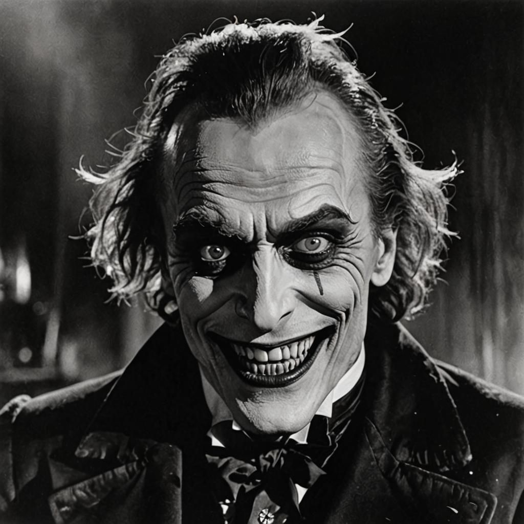 Conrad Veidt in " The Man who laughs"