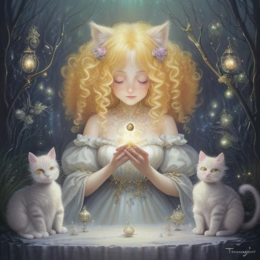 Miss Kitty, 1  by @Sandie Sea