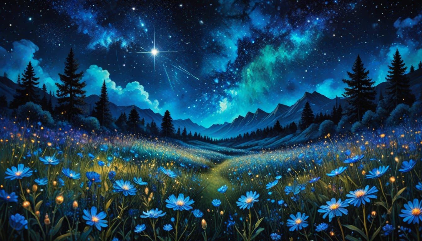 Celestial Dreamscapes in Hyperrealistic Alcohol Ink