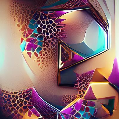 Fractal geometric, mirror