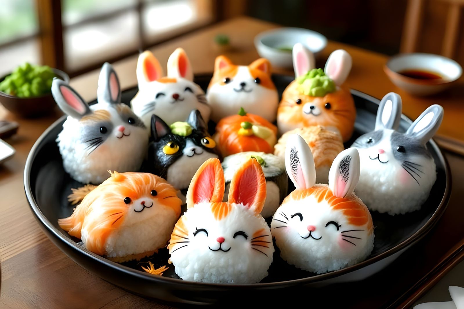 Lucky Sushi Fun Lunch  by @Gary Murakami