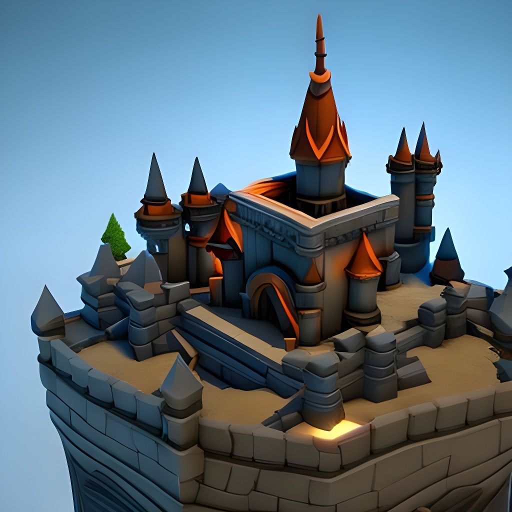 3d game piece design, ver. 2 AI Generated Artwork NightCafe Creator