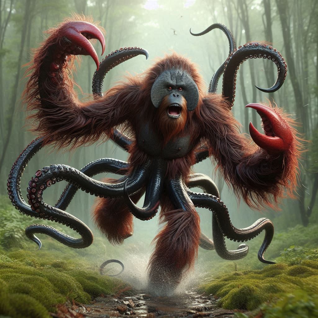 Orangutan Octopus Lobster