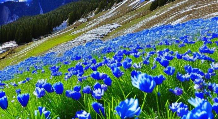 Spring in the Alps.