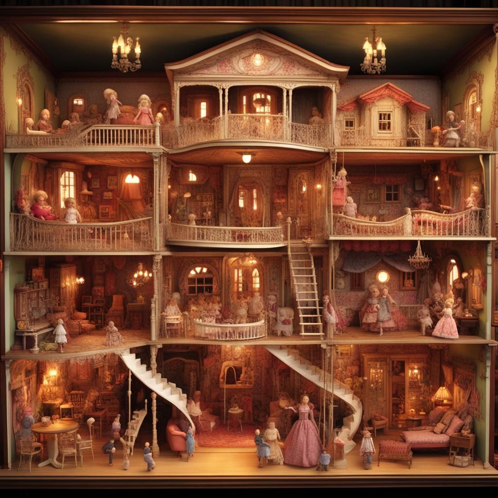 Vintage Doll House 🏠 