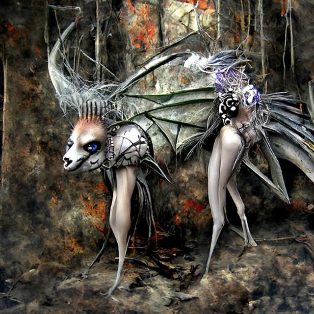 Fantasy Creature gothic art fantasy dystopian