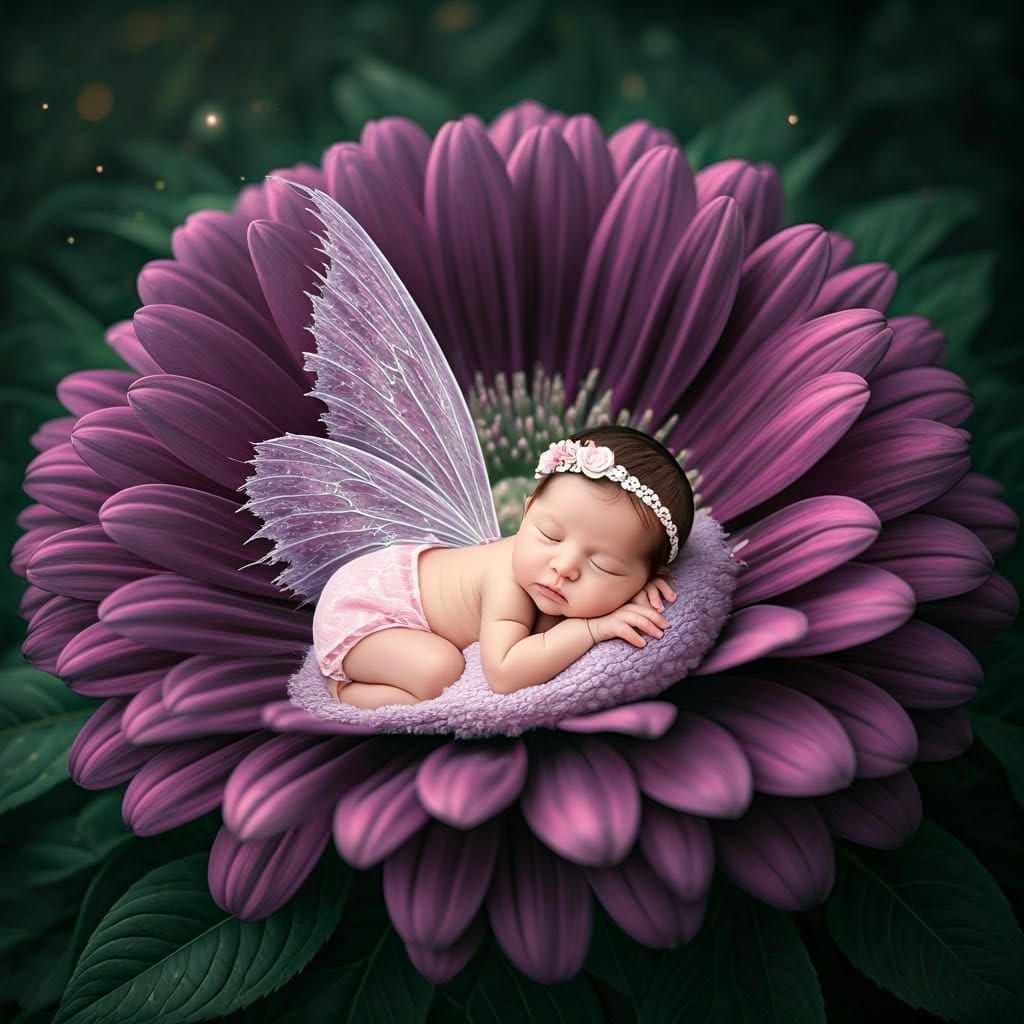 Sweet dreams little fairy.