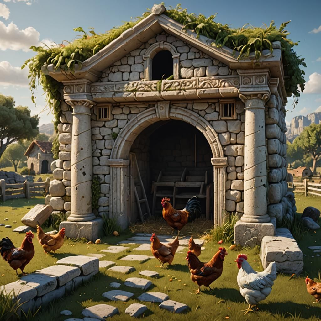 Roman Chicken Coop