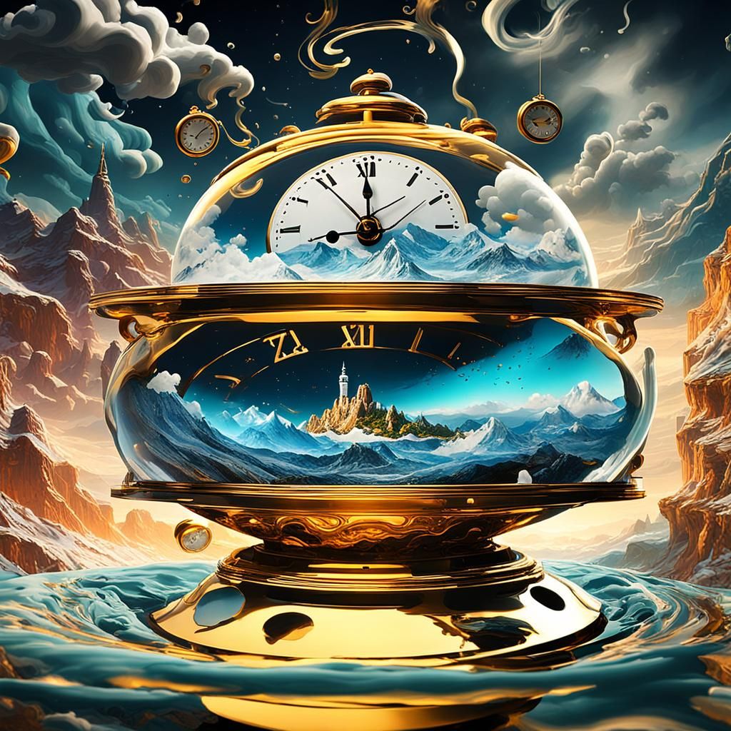 The world and time are an illusion  by @Java Cafe Studio