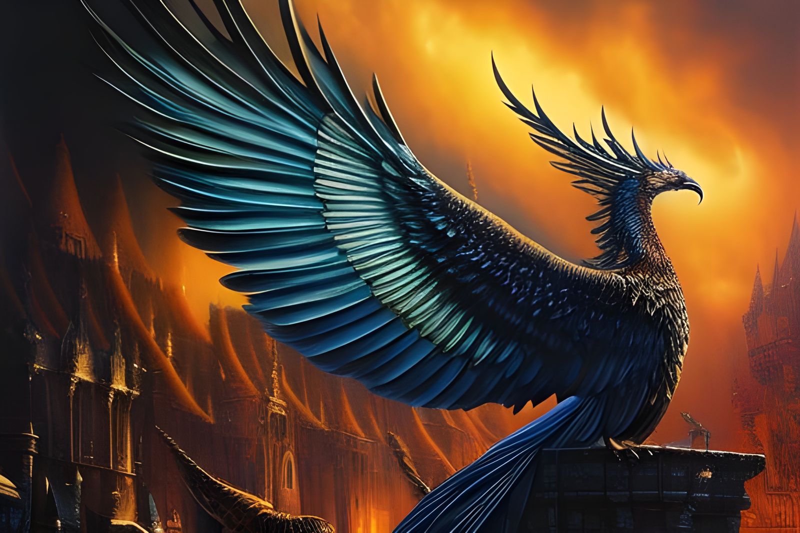 A Dark Wing Flys