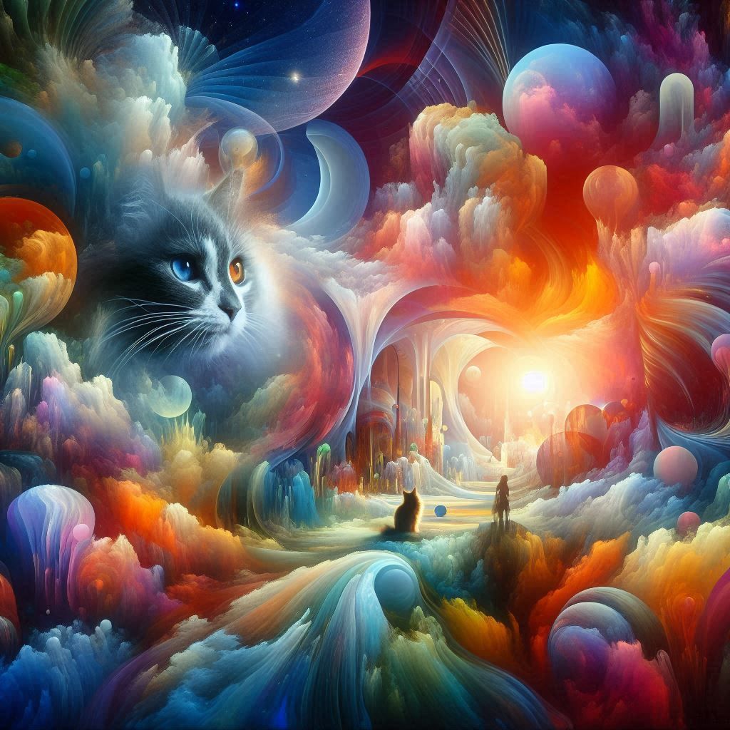 Surreal fantastical Landscape