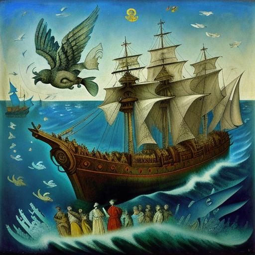 Archangel and devils on shipwrecks site 
Underwater shipwrec...