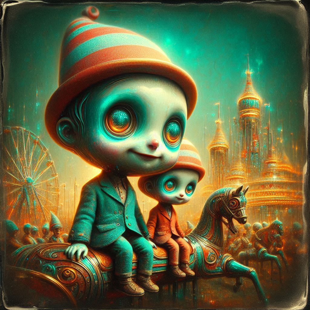 The amusement park you dream of on misty moonlit nights