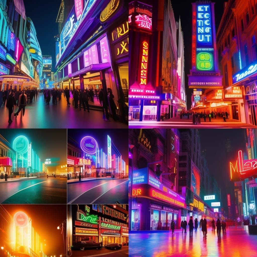 Last Change to dance under the neon light, Epic cinematic br...