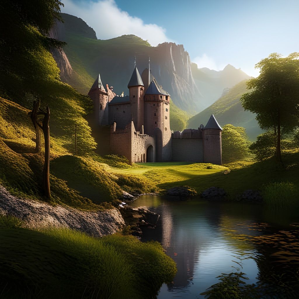 castle in the higlands - AI Generated Artwork - NightCafe Creator