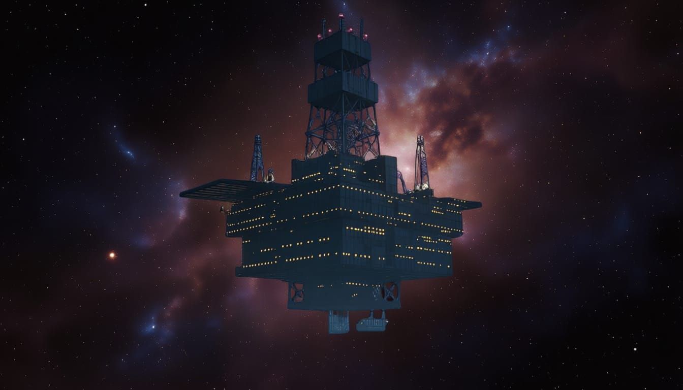 Deep space waystation